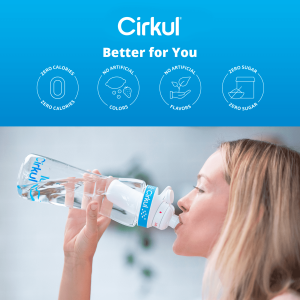 Cirkul Plastic Water Bottle Starter Kit 22 oz