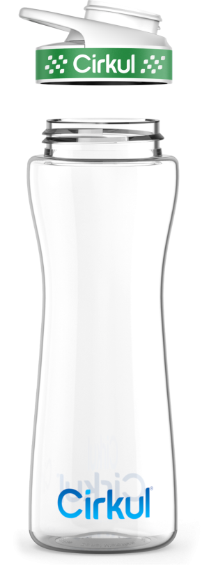 Reward: 22oz Plastic Bottle & Comfort Grip Lid