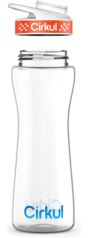 Reward: 22oz Plastic Bottle & Comfort Grip Lid